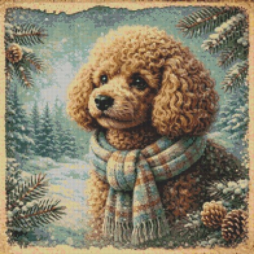 Toy poodle puppy dog - toy,