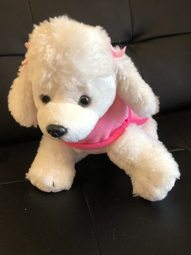 Telitoy white poodle puppy
