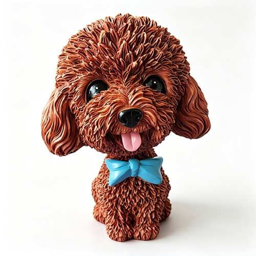 Cute bobbing head dog car - bobbing-head,